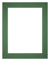 Passe Partout 40x55cm Carton Vert Foret Bord 5cm Droit De Face | yourdeclineoration.com