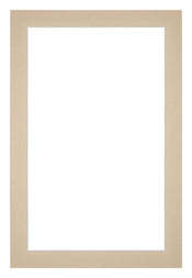 Passe Partout 40x60cm Carton Beige Bord 3cm Droit De Face | yourdeclineoration.com