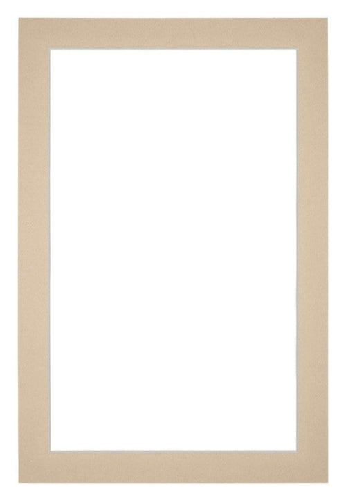 Passe Partout 40x60cm Carton Beige Bord 3cm Droit De Face | yourdeclineoration.com