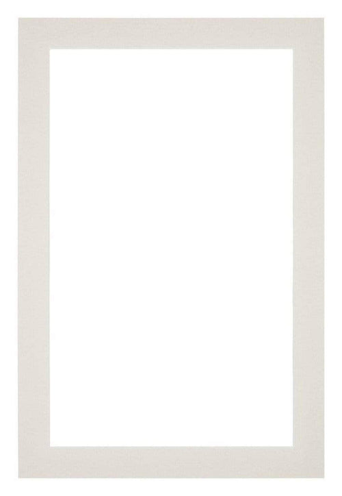 Passe Partout 40x60cm Carton Gris Clair Bord 3cm Droit De Face | yourdeclineoration.com