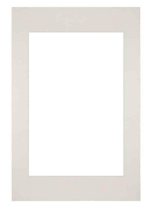 Passe Partout 40x60cm Carton Gris Clair Bord Droit De Face | yourdeclineoration.com