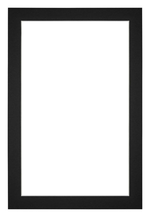 Passe Partout 40x60cm Carton Noir Bord 3cm Droit De Face | yourdeclineoration.com