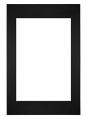 Passe Partout 40x60cm Carton Noir Bord Droit De Face | yourdeclineoration.com