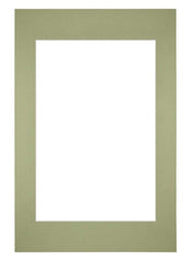 Passe Partout 40x60cm Carton Vert Menthe Bord Droit De Face | yourdeclineoration.com