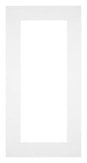 Passe Partout 40x80cm Carton Blanc Bord 6cm Droit De Face | yourdeclineoration.com