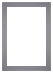 Passe Partout 42x60cm Carton Gris Bord 5cm Droit De Face | yourdeclineoration.com