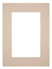 Passe Partout 45x60cm Carton Beige Bord 6cm Droit De Face | yourdeclineoration.com