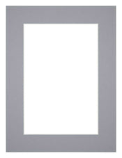 Passe Partout 45x60cm Carton Gris Bord 5cm Droit De Face | yourdeclineoration.com