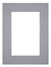 Passe Partout 45x60cm Carton Gris Bord 6cm Droit De Face | yourdeclineoration.com