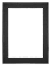 Passe Partout 45x60cm Carton Noir Bord 4cm Droit De Face | yourdeclineoration.com