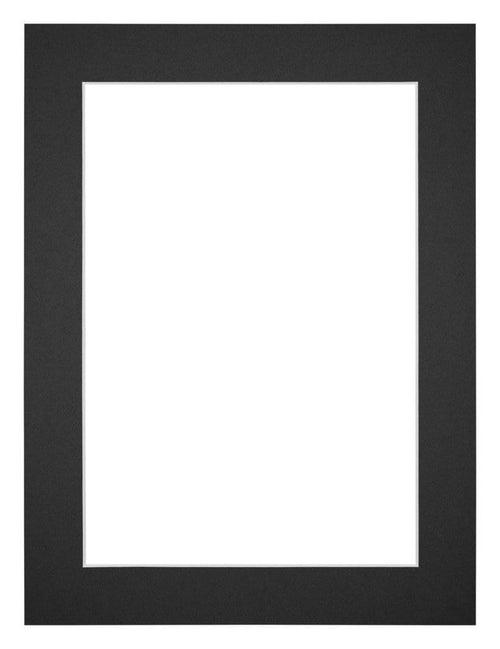 Passe Partout 45x60cm Carton Noir Bord 4cm Droit De Face | yourdeclineoration.com