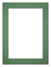 Passe Partout 45x60cm Carton Vert Foret Bord 4cm Droit De Face | yourdeclineoration.com