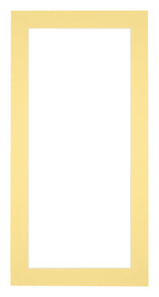 Passe Partout 45x80cm Carton Jaune Bord 4cm Droit De Face | yourdeclineoration.com