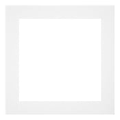Passe Partout 50x50cm Carton Blanc Bord 5cm Droit De Face | yourdeclineoration.com