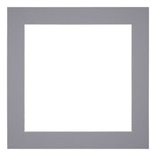 Passe Partout 50x50cm Carton Gris Bord 5cm Droit De Face | yourdeclineoration.com