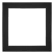 Passe Partout 50x50cm Carton Noir Bord 5cm Droit De Face | yourdeclineoration.com
