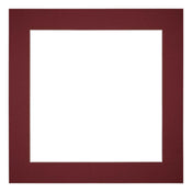 Passe Partout 50x50cm Carton Vin Rouge Bord 5cm Droit De Face | yourdeclineoration.com