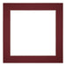 Passe Partout 50x50cm Carton Vin Rouge Bord 5cm Droit De Face | yourdeclineoration.com