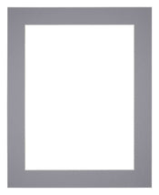 Passe Partout 55x65cm Carton Gris Bord 5cm Droit De Face | yourdeclineoration.com