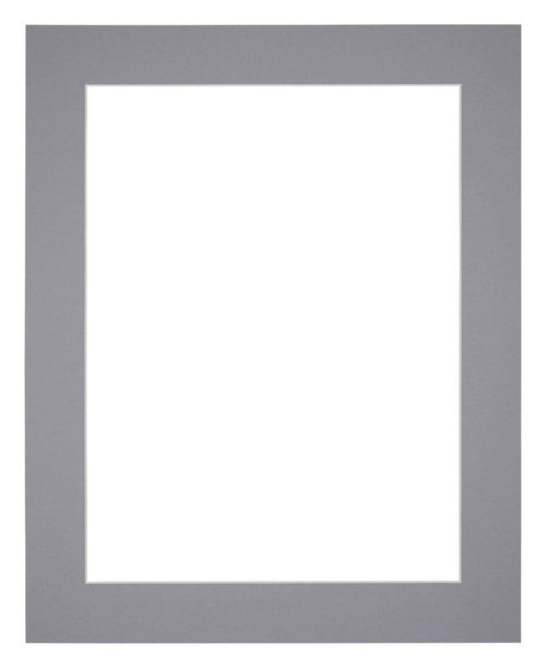 Passe Partout 55x65cm Carton Gris Bord 5cm Droit De Face | yourdeclineoration.com