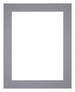 Passe Partout 55x65cm Carton Gris Bord 5cm Droit De Face | yourdeclineoration.com