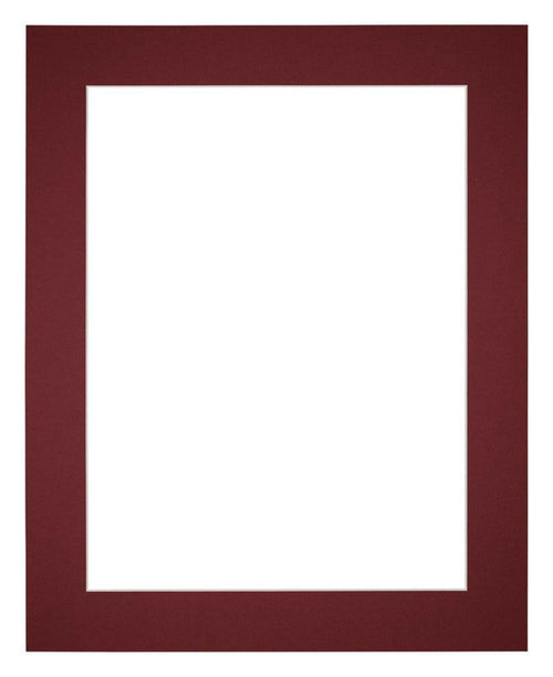 Passe Partout 55x65cm Carton Vin Rouge Bord 5cm Droit De Face | yourdeclineoration.com