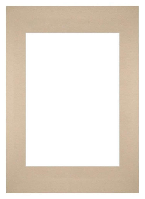 Passe Partout 59 4x84cm A1 A2 Carton Beige Bord Droit De Face | yourdeclineoration.com