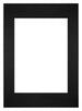 Passe Partout 59 4x84cm A1 A2 Carton Noir Bord Droit De Face | yourdeclineoration.com