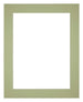 Passe Partout 60x70cm Carton Vert Menthe Bord 5cm Droit De Face | yourdeclineoration.com