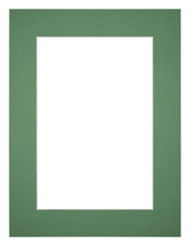 Passe Partout 60x80cm Carton Vert Foret Bord 5cm Droit De Face | yourdeclineoration.com