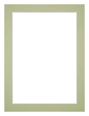 Passe Partout 60x80cm Carton Vert Menthe Bord 3cm Droit De Face | yourdeclineoration.com