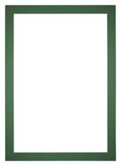 Passe Partout 60x84cm Carton Vert Foret Bord 4cm Droit De Face | yourdeclineoration.com