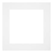 Passe Partout 70x70cm Carton Blanc Bord 6cm Droit De Face | yourdeclineoration.com