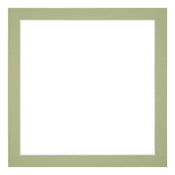 Passe Partout 70x70cm Carton Vert Menthe Bord 3cm Droit De Face | yourdeclineoration.com