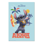 Poster Disney Stitch Live Action Aloha 61x91 5cm Grupo Erik GPE5956 | yourdeclineoration.com