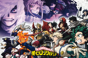 Affiche Poster My Hero Academia Heroes Vs Vilains 91 5x61cm Abystyle GBYDCO616 | yourdeclineoration.com