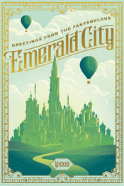 Poster Wicked Emerald City 61x91 5cm Abystyle GBYDCO702 | yourdeclineoration.com