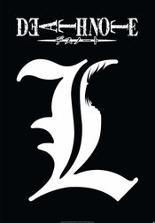 Death Note L Symbol Affiche 61X91 5cm | yourdeclineoration.com