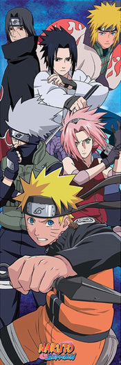 Abystyle Abydco450 Naruto Shippuden Group Affiche Poster 53x158cm | yourdeclineoration.com