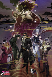 Jojos Bizarre Adventure Group Affiche 61X91 5cm | yourdeclineoration.com