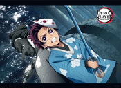 Demon Slayer Tanjiro And Urokodaki Affiche 52X38cm | yourdeclineoration.com