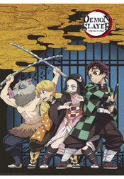 Demon Slayer Group Affice Art 61x91-5cm | yourdeclineoration.com