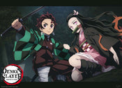 ABYstyle Demon Slayer Tanjiro And Nezuko Fight Position Affiche Art 52x38cm | yourdeclineoration.com