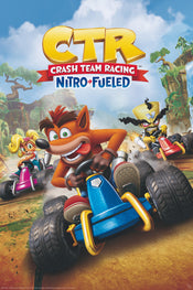 Abystyle Gbydco222 Crash Team Racing Cover Affiche Poster 61x91,5cm | yourdeclineoration.com