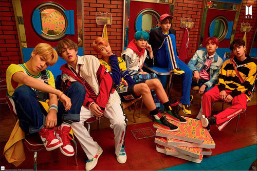 Abystyle Lp2146 Bts Crew Affiche Poster 91,5x61cm | yourdeclineoration.com