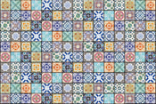 Dimex Vintage Tiles Papier Peint 375x250cm 5 bandes | yourdeclineoration.com