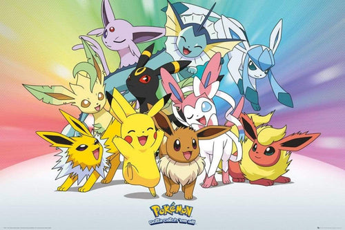 GBeye Pokemon Eevee Affiche 61x91,5cm | yourdeclineoration.com