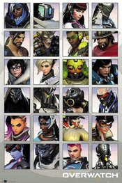 GBeye Overwatch Character Portraits Affiche 61x91,5cm | yourdeclineoration.com