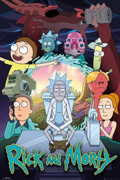 GBeye Rick and Morty Season 4 Part One V2 Affiche 61x91,5cm | yourdeclineoration.com