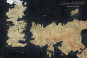 Gbeye GBYDCO140 Game Of Thrones Westeros Map Affiche Poster 91-5x61cm | yourdeclineoration.com